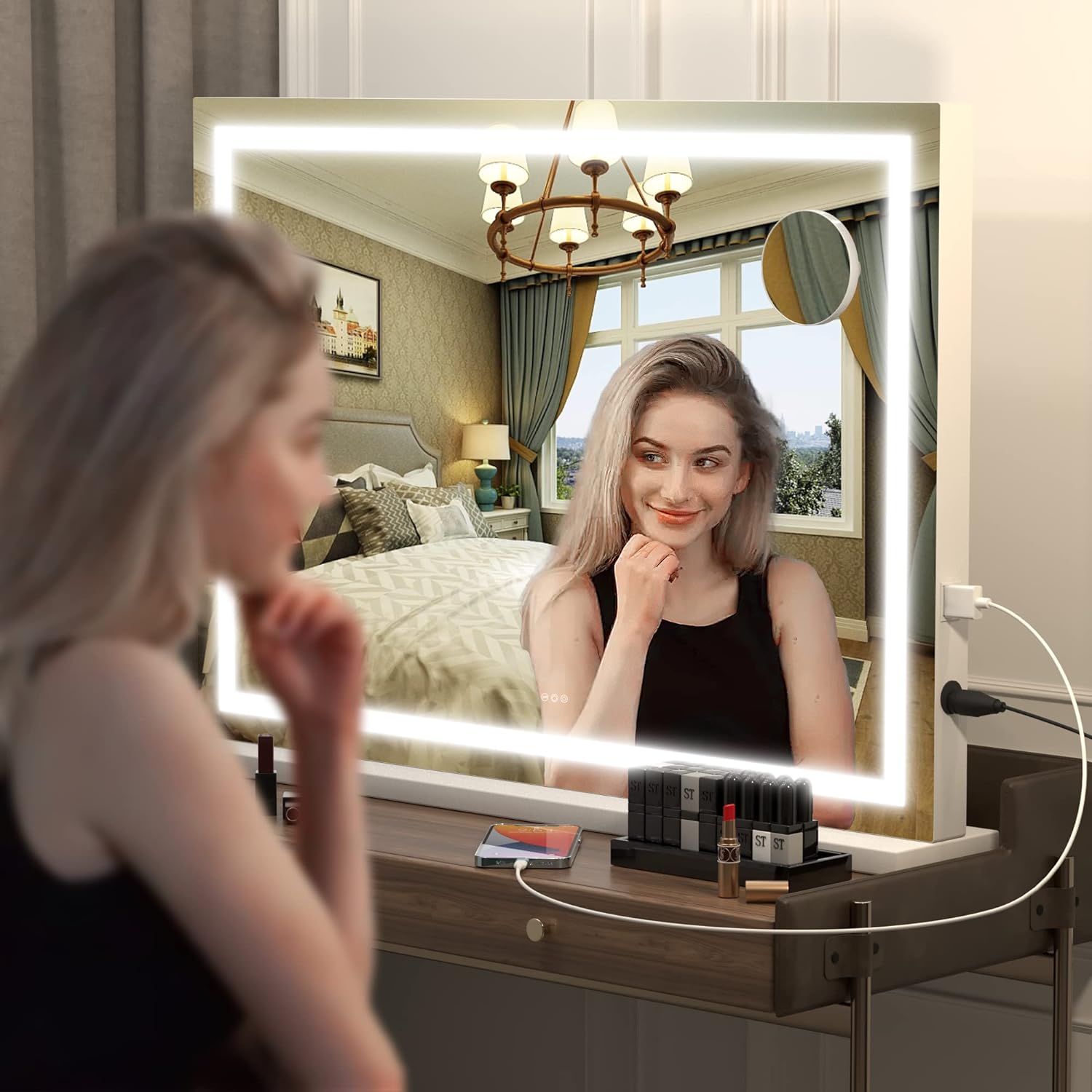 Vanity Mirror with Lights - Upgrade Your Makeup Routine with the Hasipu ...